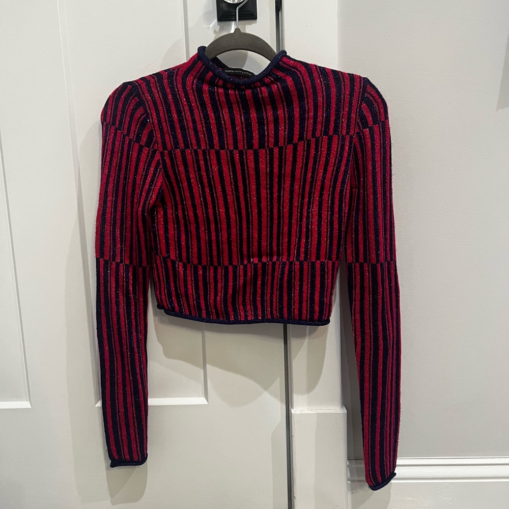 Urban Outfitters sparkle pink and blue top